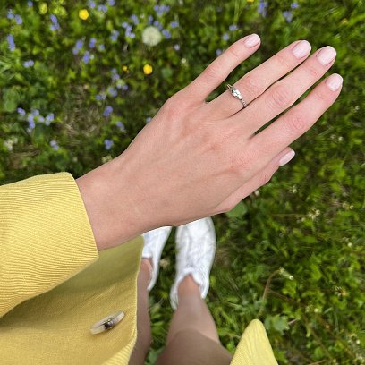 Серебряное кольцо "Змей Уроборос" 112553 №9