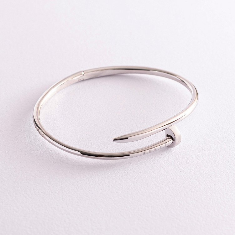 Серебряный браслет "Гвоздь" 141602 от ювелирного магазина Оникс