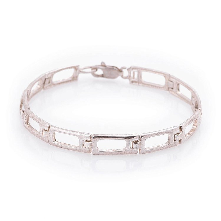 Чоловічий срібний браслет 14079 від ювелірного магазину Онікс