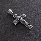 Срібний хрест "Розп'яття Ісуса Христа" 133168 от ювелирного магазина Оникс - 7
