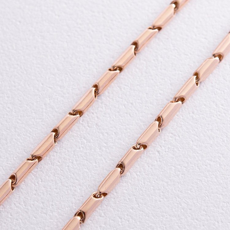 Колье - цепочка в красном золоте кол02389 от ювелирного магазина Оникс - 2