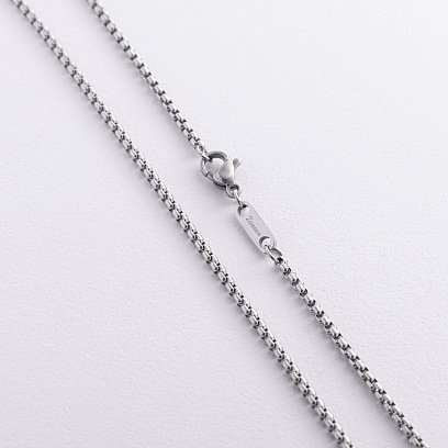 Мужское колье "Крест" c черными фианитами ZANCAN EHC053 №7