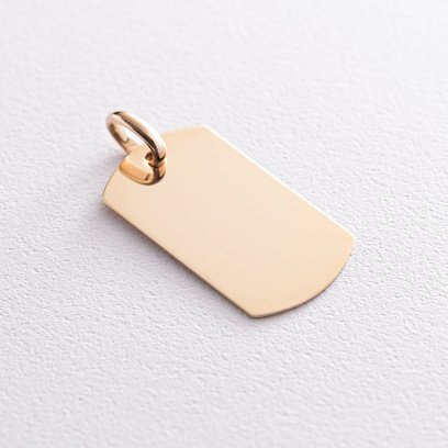 Жетон в жовтому золоті (можливе гравіювання) п03403