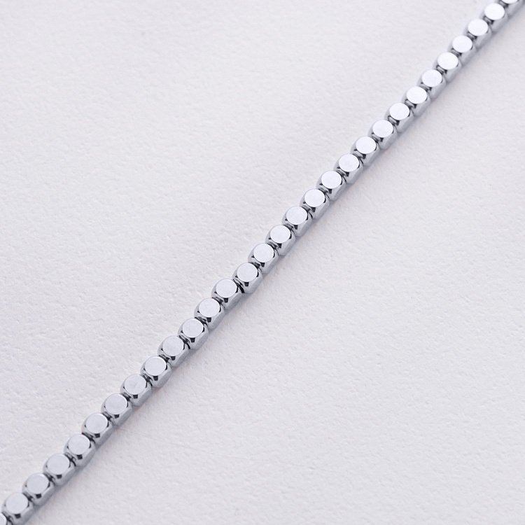 Браслет "Кубики" (белое золото) mini б05463 от ювелирного магазина Оникс - 8