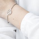 Серебряный браслет "Часы" с фианитами 141081 от ювелирного магазина Оникс - 4