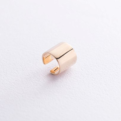 Серьга - каффа в красном золоте с06955 №3