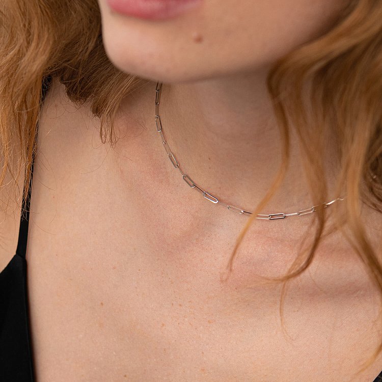 Колье "Ванесса" в белом золоте кол02204 от ювелирного магазина Оникс - 13