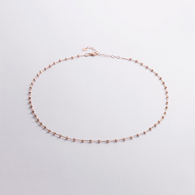 Кольє "Кульки" (червоне золото) кол02604 від ювелірного магазину Онікс - 1