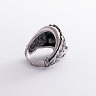 ﻿Мужское серебряное кольцо "Череп с венком" 112717 от ювелирного магазина Оникс - 12
