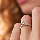 Помолвочное золотое кольцо с бриллиантами кб0412 от ювелирного магазина Оникс - 3