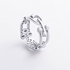 Каблучка "Фантазія" у білому золоті к08466 от ювелирного магазина Оникс