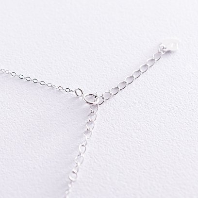 Срібне кольє "Знак зодіаку Риби" 181052риби №3