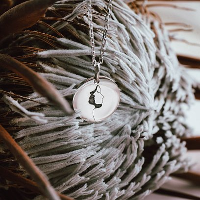 Серебряный кулон "Наша дуальность" 132724кул №3