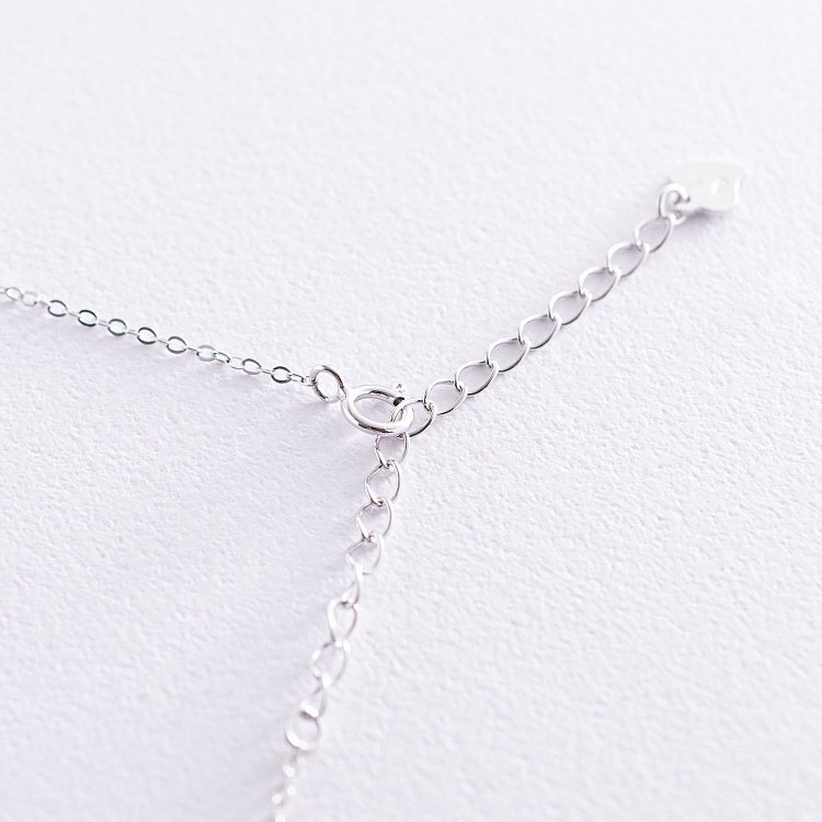 Срібне кольє "Знак зодіаку Риби" 181052риби від ювелірного магазину Онікс - 2