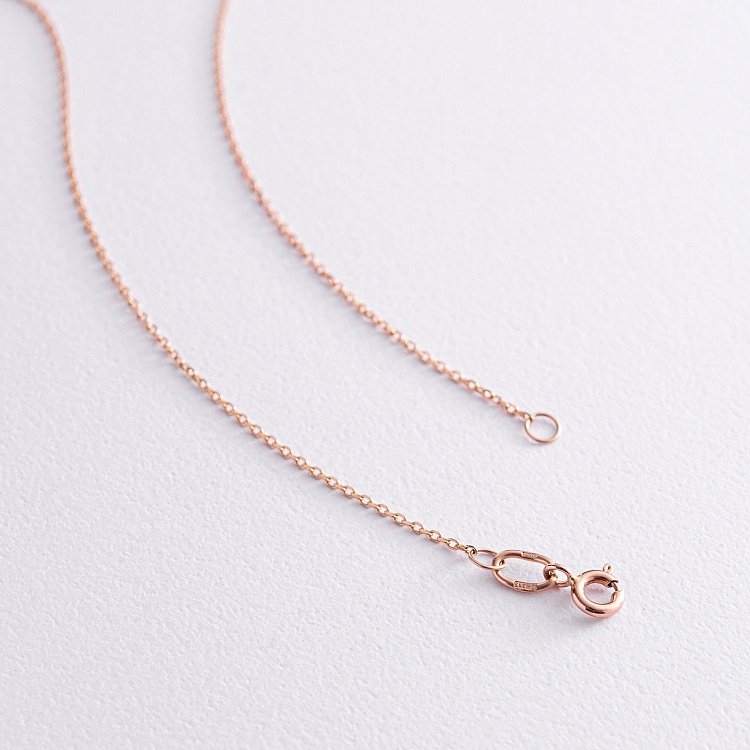 Кольє в червоному золоті з діамантом 719112421 від ювелірного магазину Онікс - 2