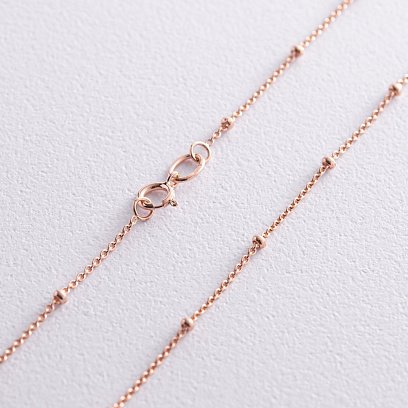 Колье - цепочка "Утонченность" в красном золоте ц00477 №4
