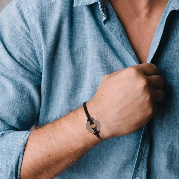 Срібний браслет (можливе гравіювання) 905-01409 від ювелірного магазину Онікс - 6