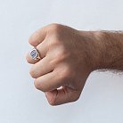 Срібний перстень з розп'яттям (чорніння) 112201 от ювелирного магазина Оникс - 5