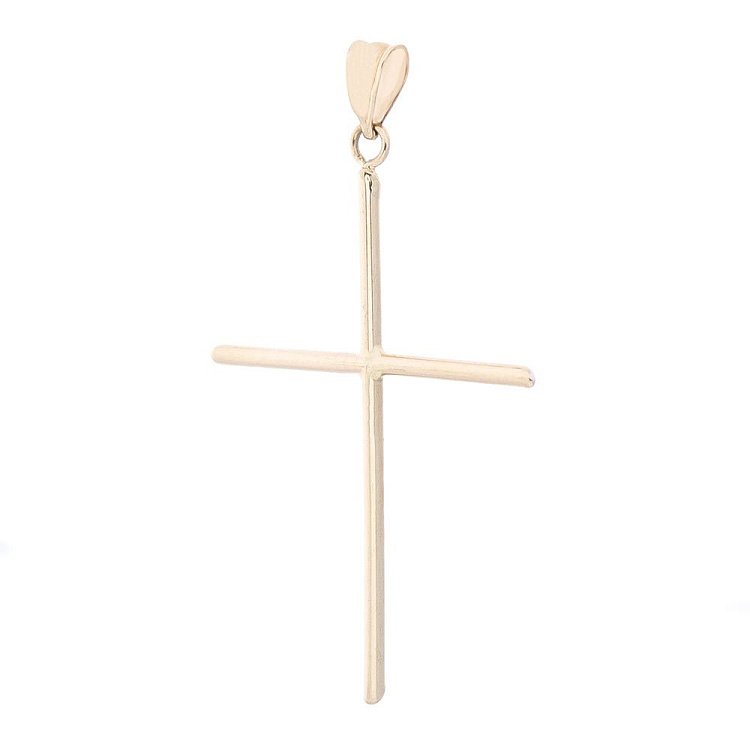 Золотой крестик п01981 от ювелирного магазина Оникс - 1