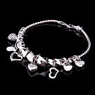 Ексклюзивний браслет з білого золота б02223 от ювелирного магазина Оникс - 3