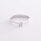 Помолвочное золотое кольцо с бриллиантом 218631121 от ювелирного магазина Оникс - 4