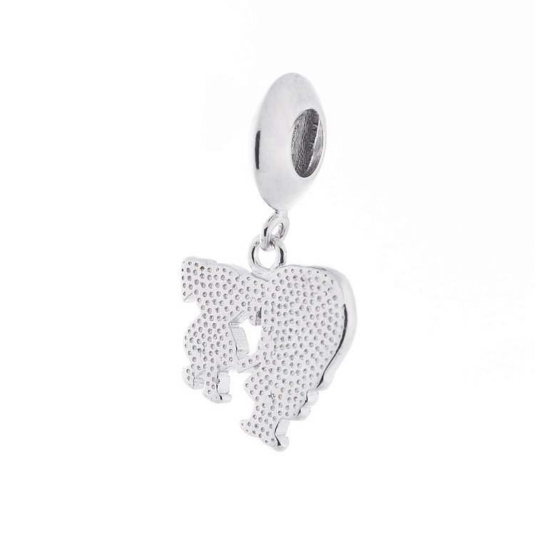 Серебряный шарм "Мама и дочка" 132552 от ювелирного магазина Оникс - 1