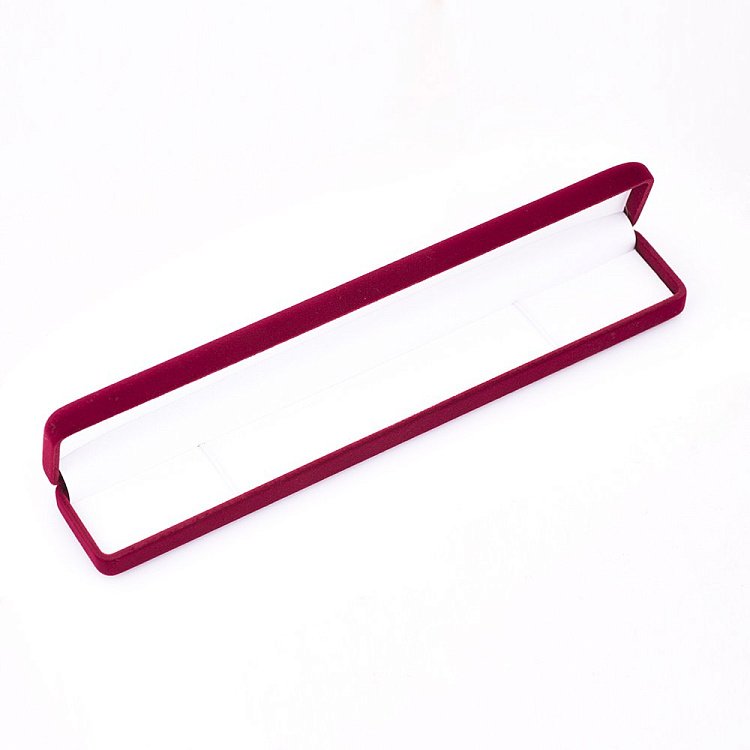 Футляр для украшений бордовый сф3038а от ювелирного магазина Оникс - 1