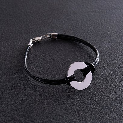 Серебряный браслет (возможна гравировка) 905-01409