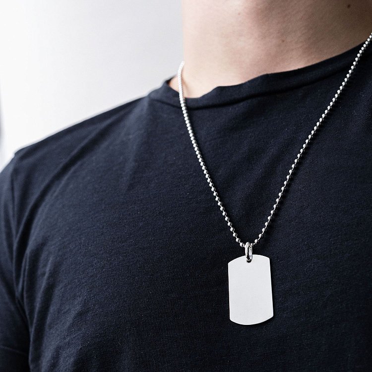 Серебряный жетон (большой) 133350 от ювелирного магазина Оникс - 5