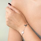Срібний браслет з метеликами 141237 от ювелирного магазина Оникс