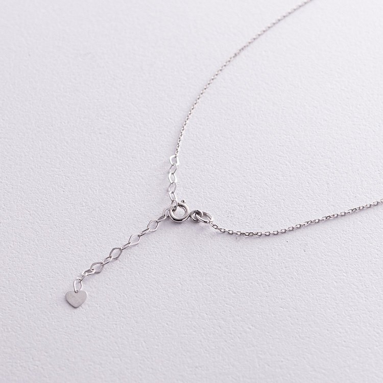 Золоте кольє "Альма" (блакитний фіаніт) кол02373 від ювелірного магазину Онікс - 9