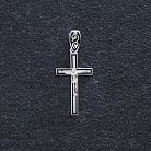Серебряный крестик "Распятие. Спаси и Сохрани" с эмалью 1054 от ювелирного магазина Оникс - 2