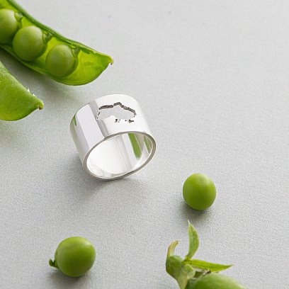 Срібна каблучка "Моя Україна" 112211 №16