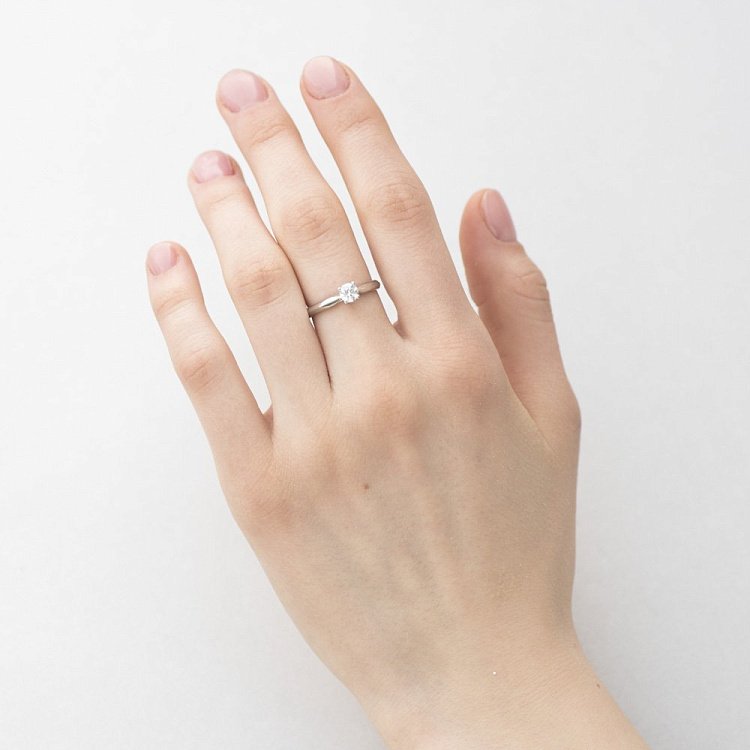 Золотое помолвочное кольцо с бриллиантом кб0220ri от ювелирного магазина Оникс - 3