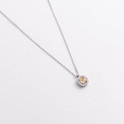 Золотое колье с бриллиантами 745191121 №4