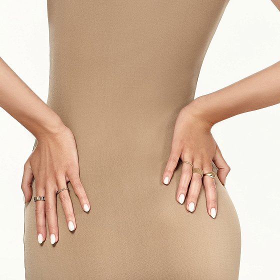 Кольцо "Рейчел" с шариками (желтое золото) к07333 №4