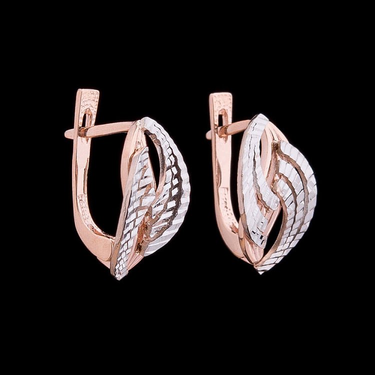 Золоті сережки с03734 від ювелірного магазину Онікс - 2