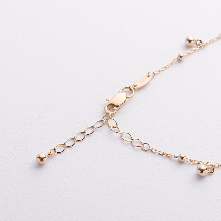 Браслет "Кульки" у жовтому золоті б05594 від ювелірного магазину Онікс - 5