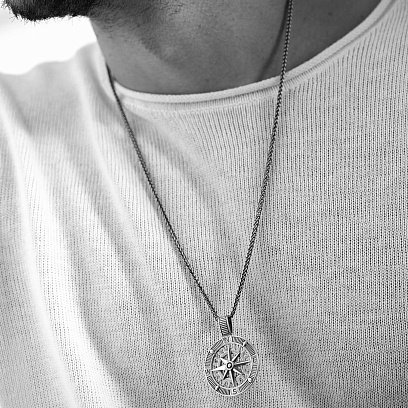 Срібний кулон "Роза вітрів" 7330 №2