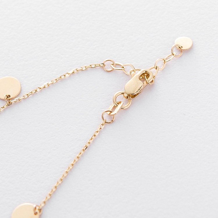 Золотой браслет с монетами б04146 от ювелирного магазина Оникс - 3