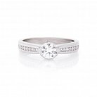 Серебряное помолвочное кольцо (фианиты) 112070 от ювелирного магазина Оникс - 2