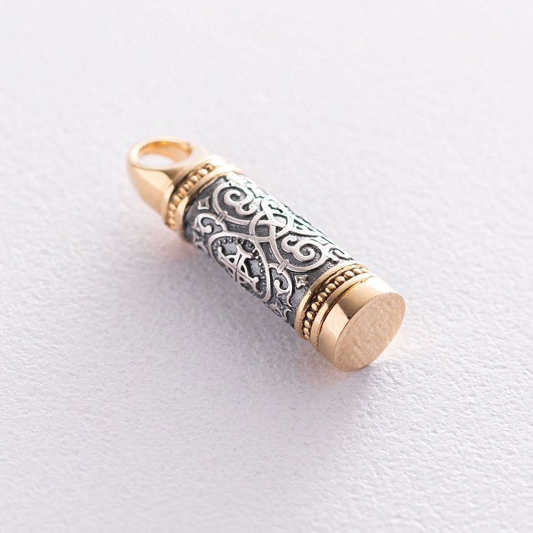 Серебряный кулон - мощевик 133072 от ювелирного магазина Оникс - 5