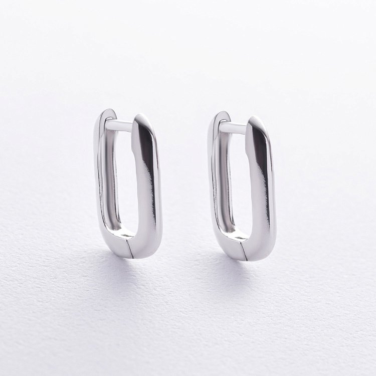 Сережки "Етель" у сріблі 123349 від ювелірного магазину Онікс