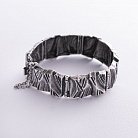Срібний браслет з чорнінням 141518 от ювелирного магазина Оникс