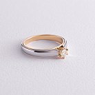 Помолвочное золотое кольцо с бриллиантом кб0408 от ювелирного магазина Оникс - 2