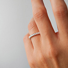 Золотое кольцо "Сердечки" с бриллиантами кб0514cha от ювелирного магазина Оникс - 1