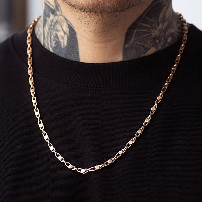 Мужская золотая цепочка ц00547 №2