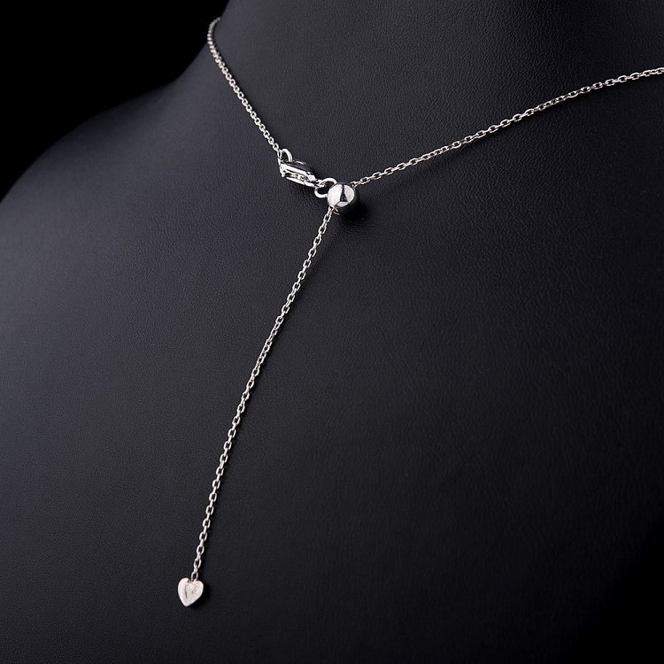 Серебряное колье "Ключик" 18476 от ювелирного магазина Оникс - 2