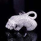 Серебряное кольцо "Пантера" 111194 от ювелирного магазина Оникс - 2