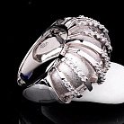 Серебряное кольцо с камнями 11767 от ювелирного магазина Оникс - 4